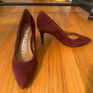 Maroon heels
